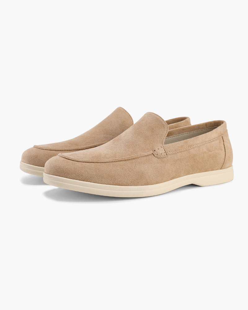 Gaitcraft – Chaussures en daim véritable – Marron clair