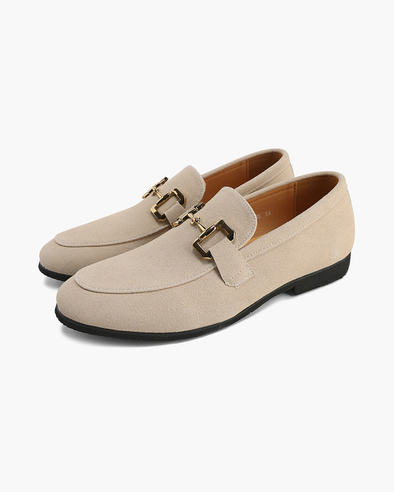 Gaitcraft - Pennyloafer en Daim – Beige