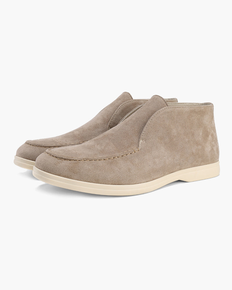 Gaitcraft - Chaussures hautes en daim véritable - Beige