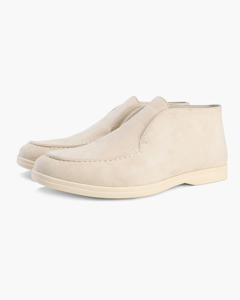 Gaitcraft - Chaussures hautes en daim véritable - Beige