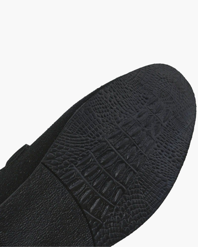 Gaitcraft - Pennyloafer en Daim – Noire