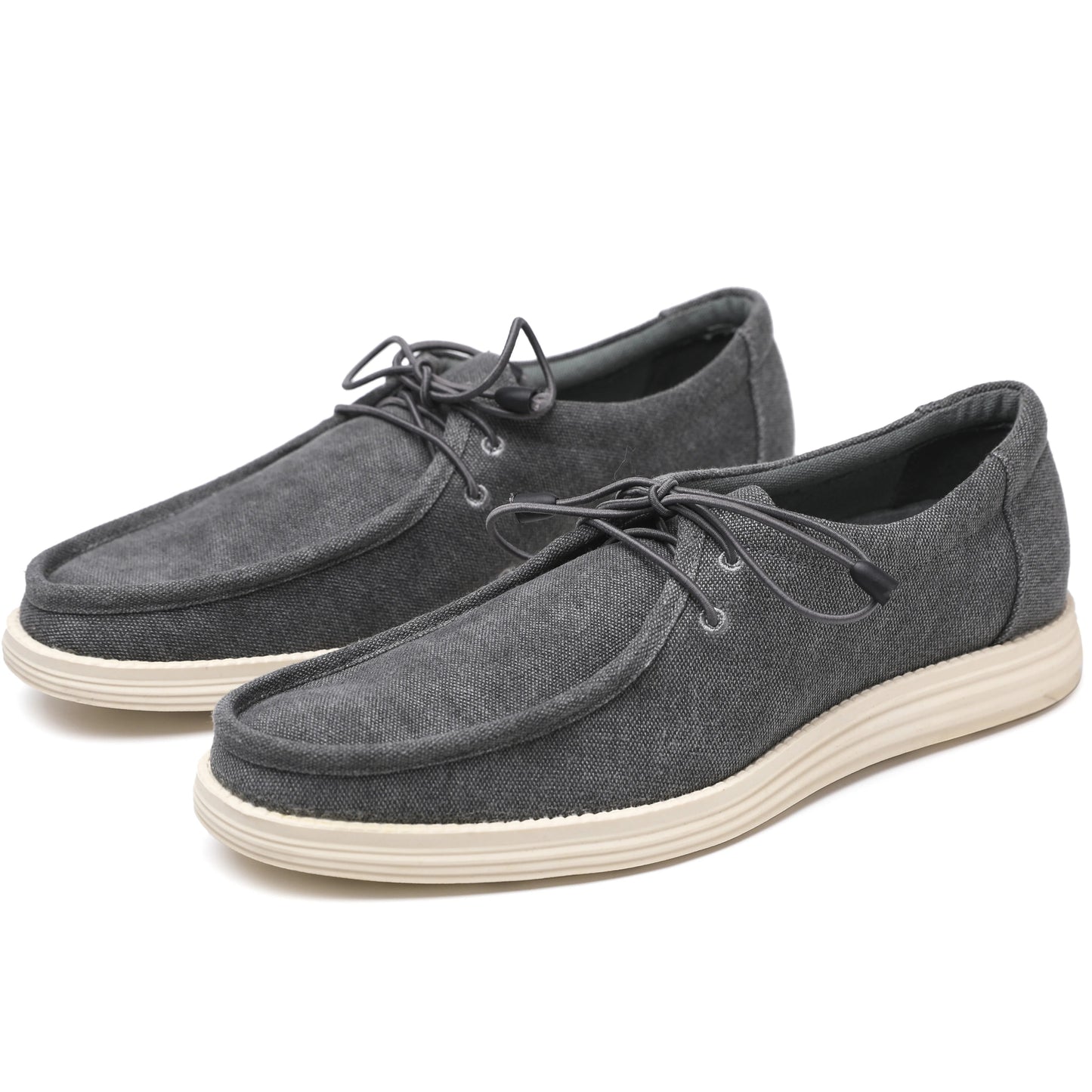 Gaitcraft - Chaussure confortable en daim pour tous les jours – Grise