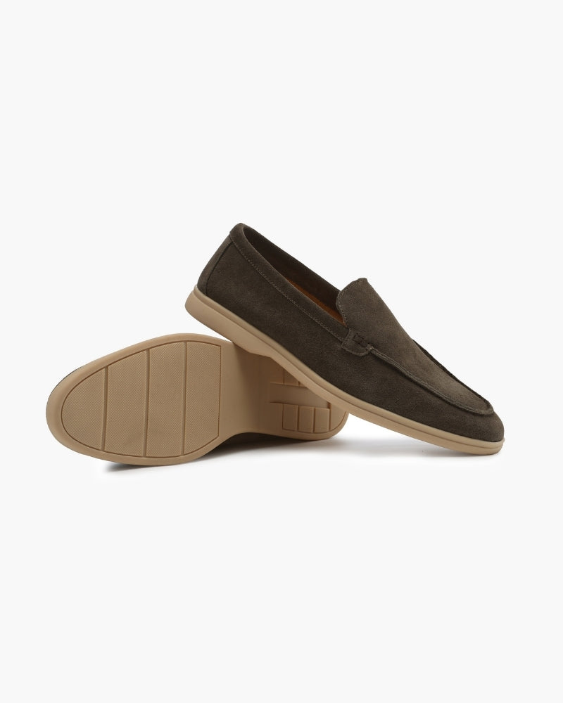 Gaitcraft - Premium Loafer en daim – Marron