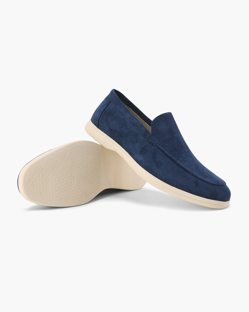 Gaitcraft - Mocassin en Daim – Bleu Marine