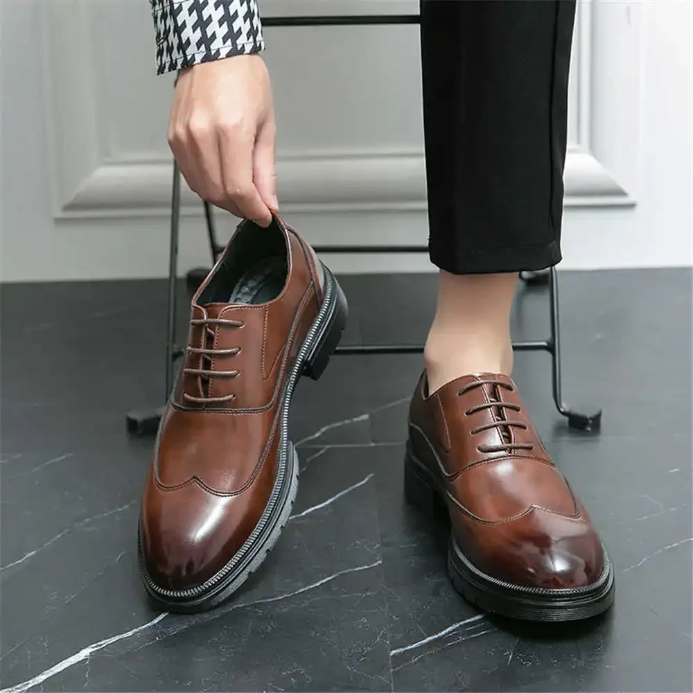 Gaitcraft - Fiore Chaussures habillées en cuir véritable - Marron