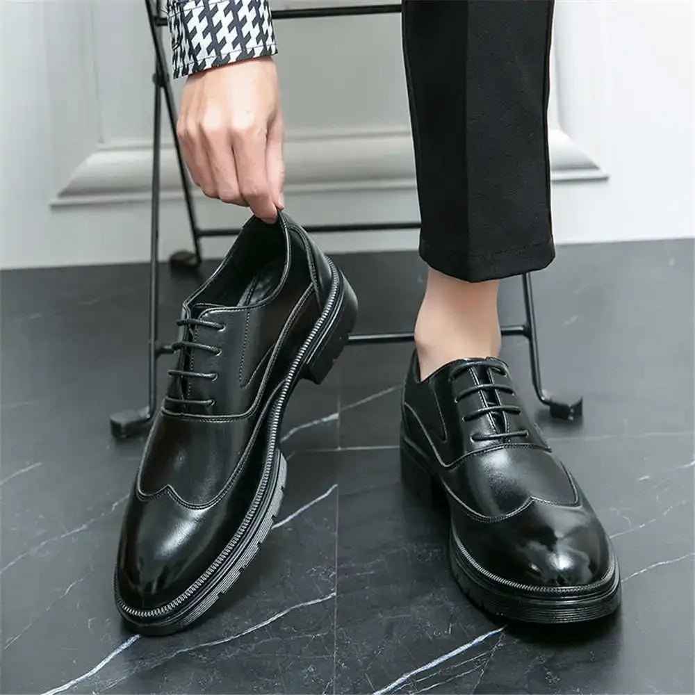 Gaitcraft - Fiore chaussures habillées en cuir véritable - Noir
