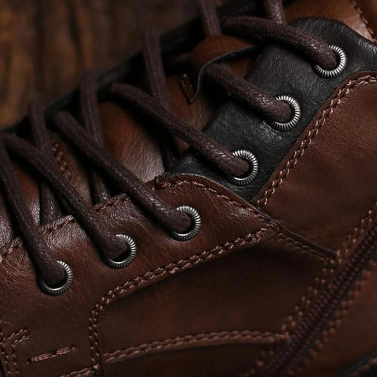 Gaitcraft - Old Town Bottes en cuir véritable – Marron
