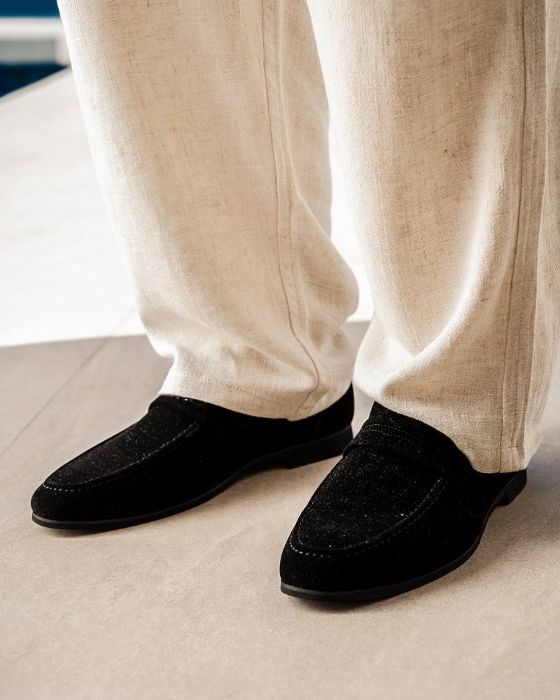 Gaitcraft - Luxury Loafers en daim - Noir