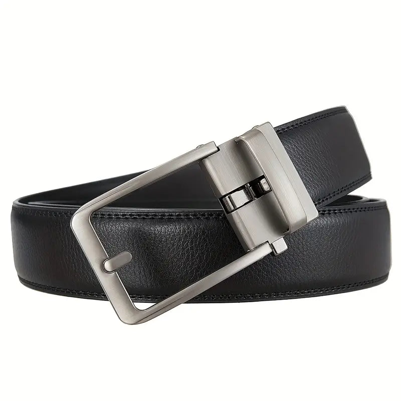 Gaitcarft - Ceinture pour homme en cuir véritable – Noire