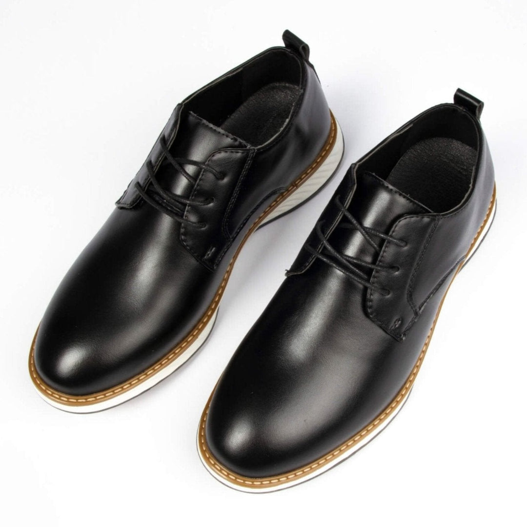Gaitcraft – Grandeur Dress Chaussures habillées en cuir véritable – Noir