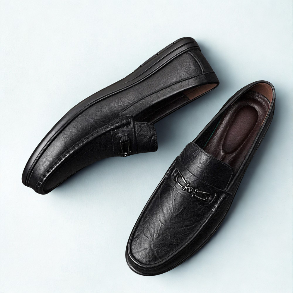 Gaitcraft - Bellezza Chaussures élégantes en Cuir Véritable - Noir