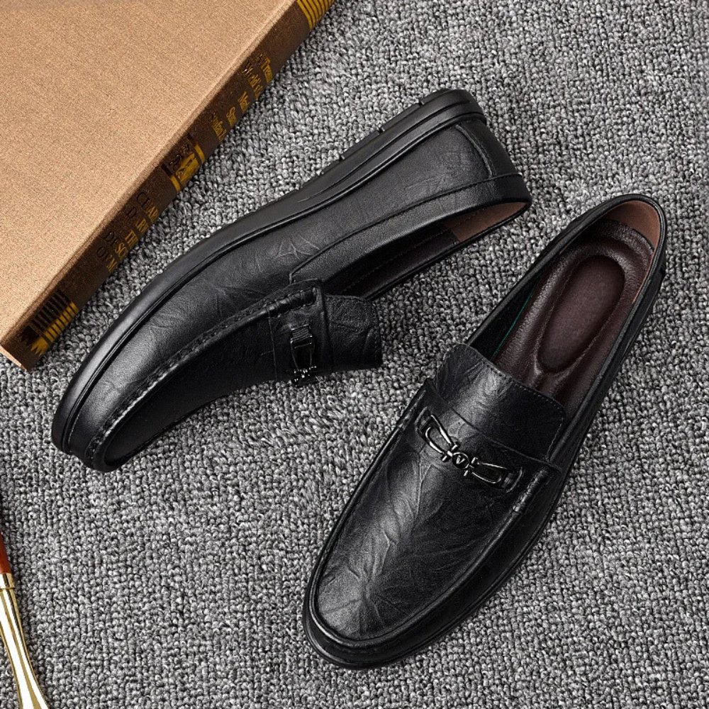 Gaitcraft - Bellezza Chaussures élégantes en Cuir Véritable - Noir
