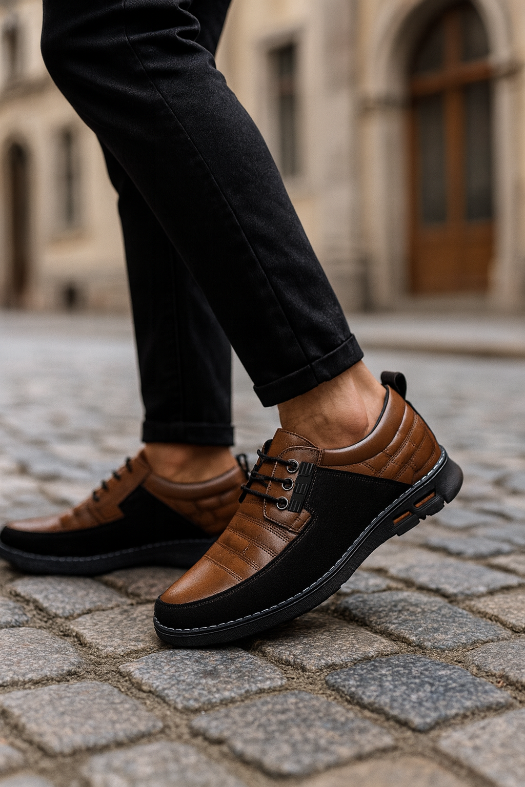 Gaitcraft - Oxford Derby Sans Rayure Chaussures en cuir - Marron