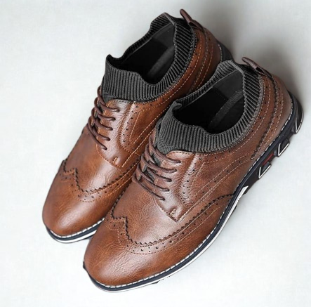 Gaitcraft - Oxford Classic chaussures en cuir - Marron