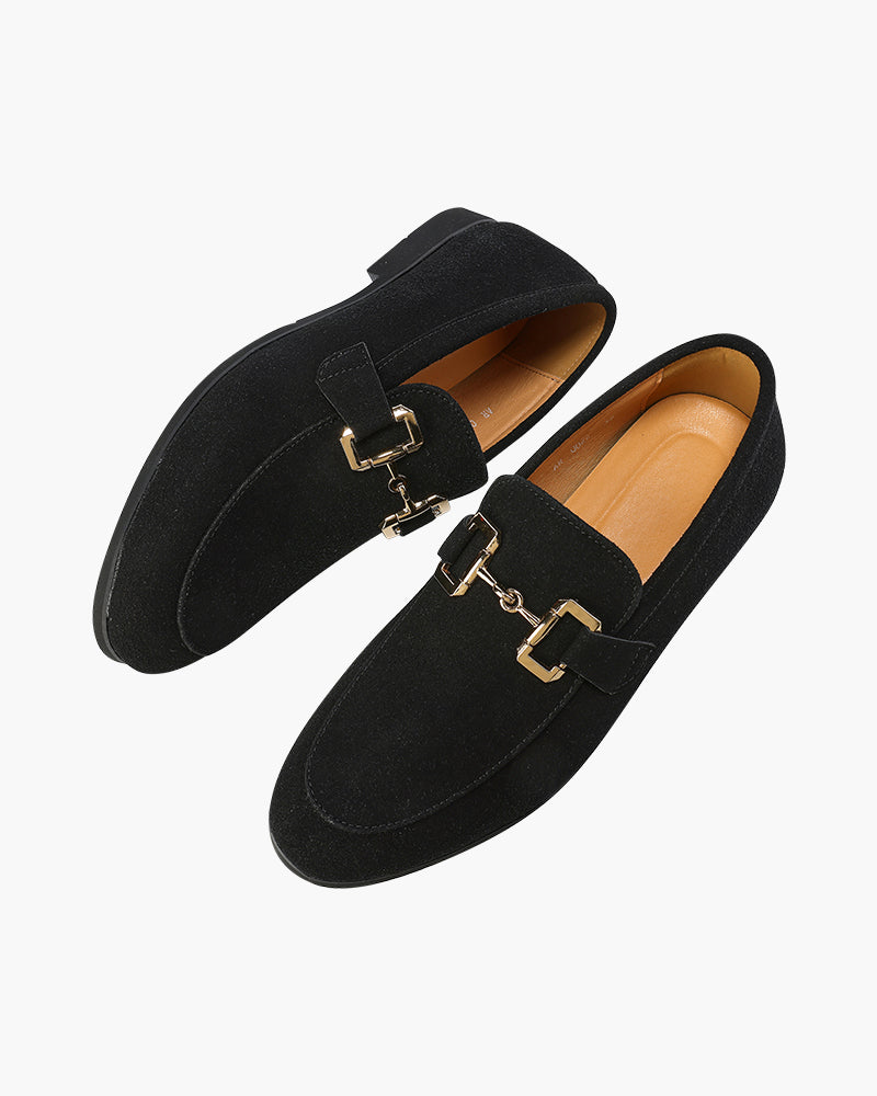 Gaitcraft - Pennyloafer en Daim – Noire