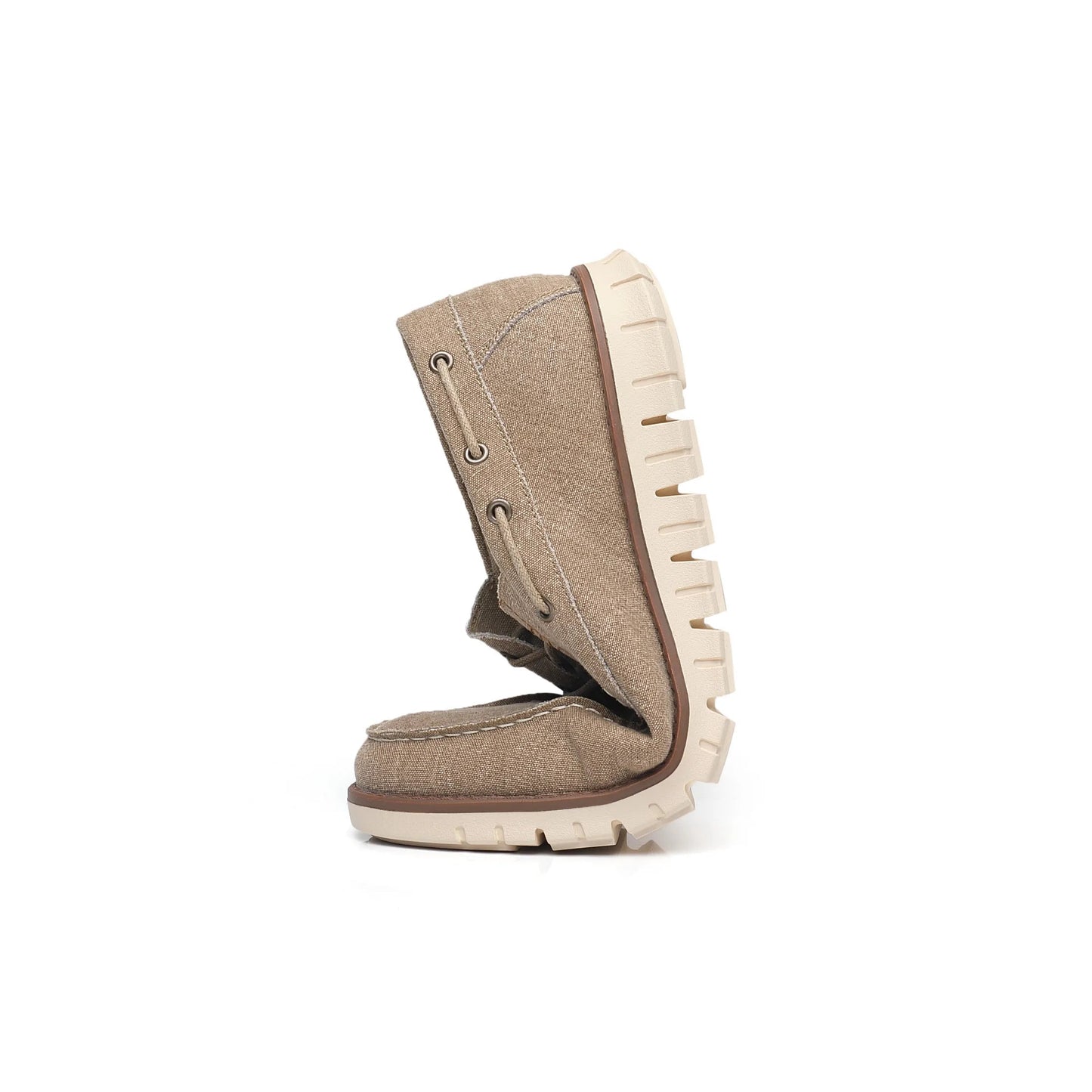 Gaitcraft - Mocassins en cuir véritable – Kaki