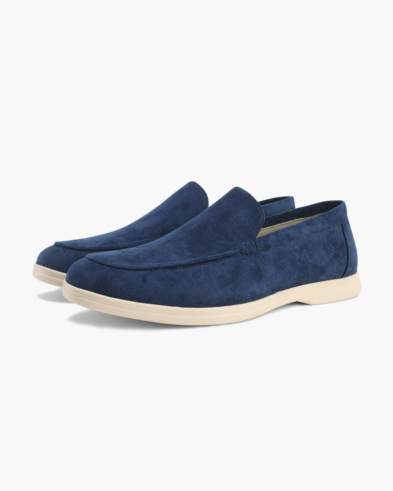 Gaitcraft - Mocassin en Daim – Bleu Marine