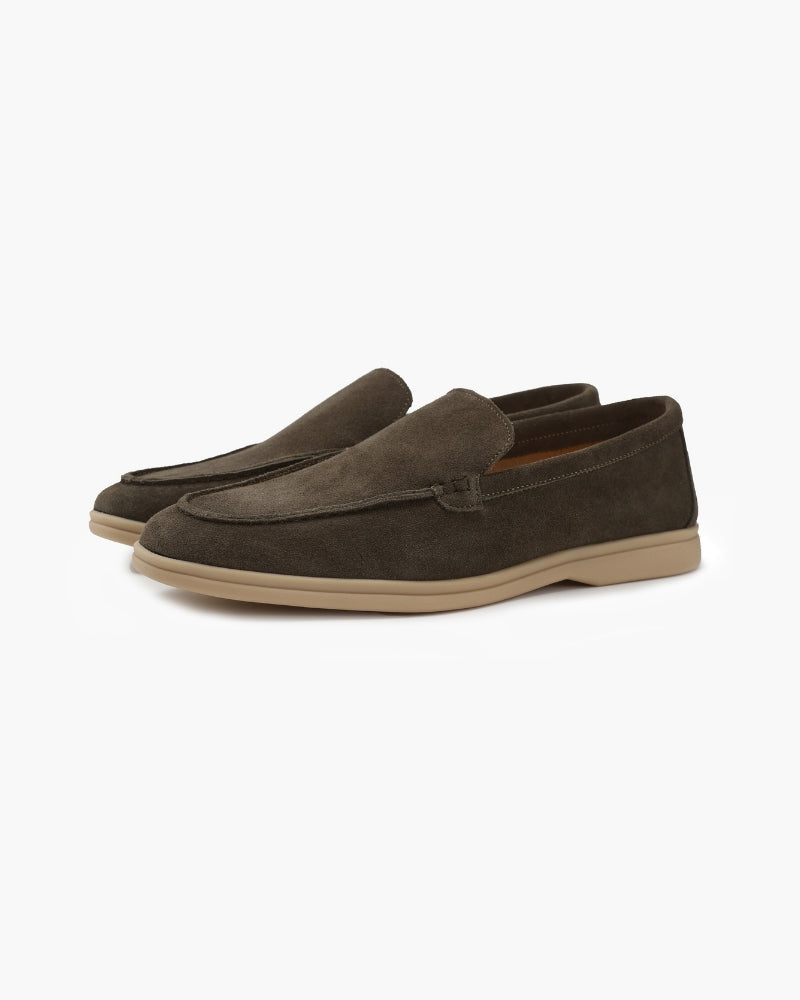 Gaitcraft - Premium Loafer en daim – Marron