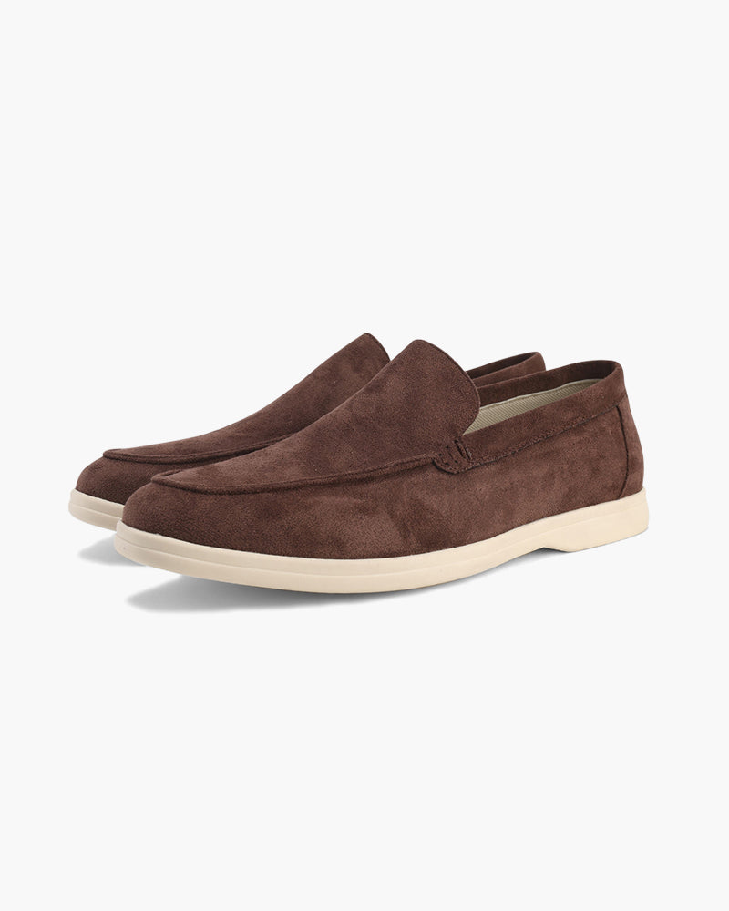 Gaitcraft - Mocassin en daim - Marron Chocolat