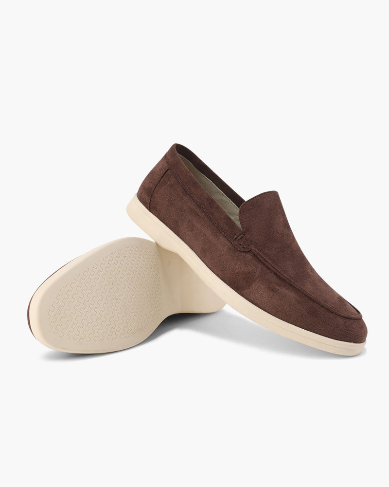 Gaitcraft - Mocassin en daim - Marron Chocolat