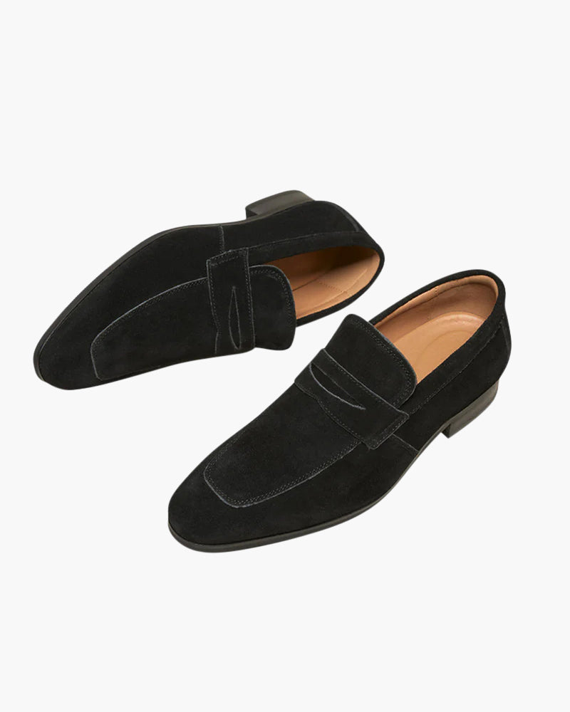 Gaitcraft - Luxury Loafers en daim - Noir