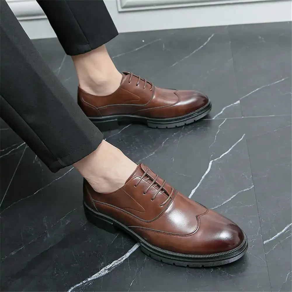 Gaitcraft - Fiore Chaussures habillées en cuir véritable - Marron
