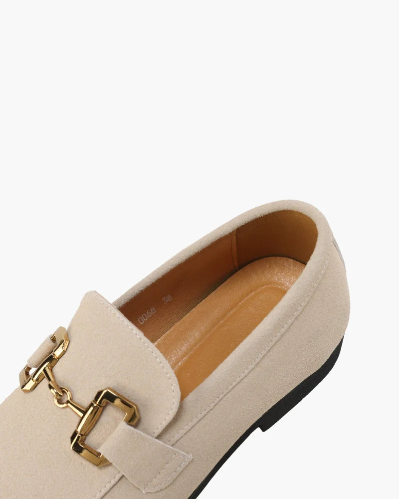Gaitcraft - Pennyloafer en Daim – Beige