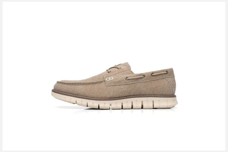 Gaitcraft - Mocassins en cuir véritable – Kaki