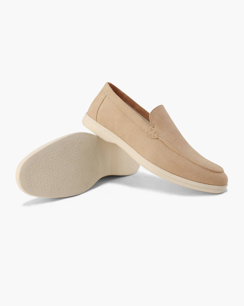 Gaitcraft – Chaussures en daim véritable – Marron clair