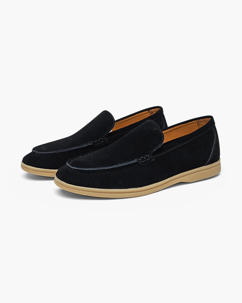 Gaitcraft - Premium Loafer en Daim – Noir