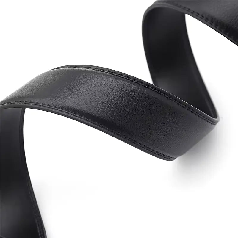 Gaitcarft - Ceinture pour homme en cuir véritable – Noire