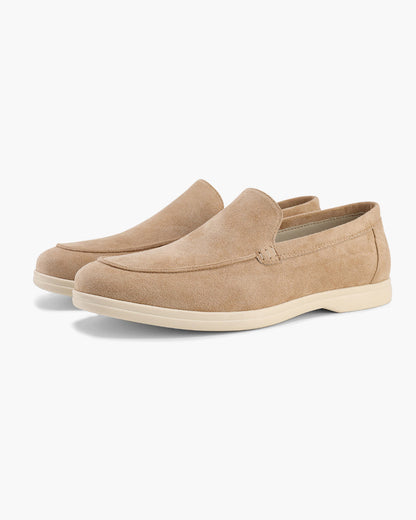 Gaitcraft – Chaussures en daim véritable – Marron clair
