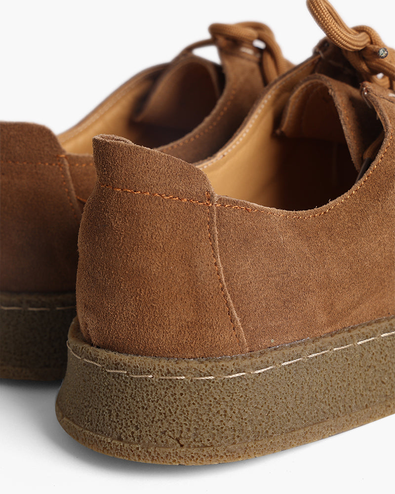 Gaitcraft - Premium Chaussures de ville en daim - Marron caramel