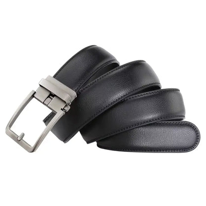 Gaitcarft - Ceinture pour homme en cuir véritable – Noire