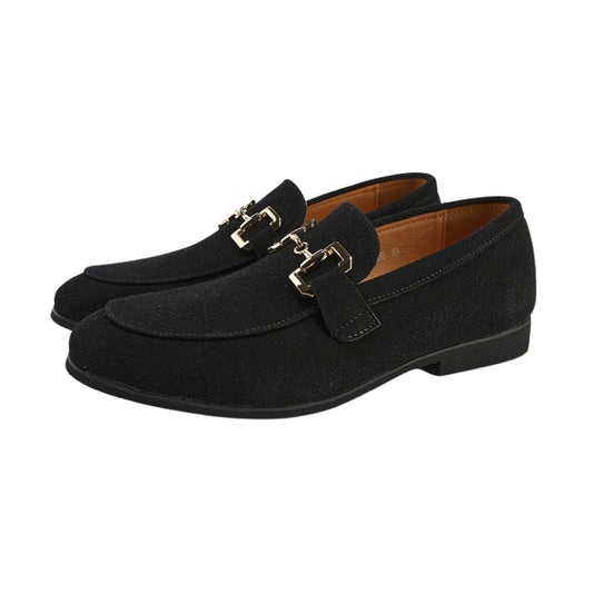 Gaitcraft - Pennyloafer en Daim – Noire