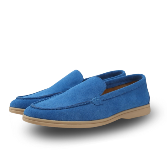 Gaitcraft - Premium Loafer en daim - Bleu