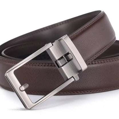 Gaitcraft - Ceinture pour Homme en Cuir Véritable Ajustable - Marron