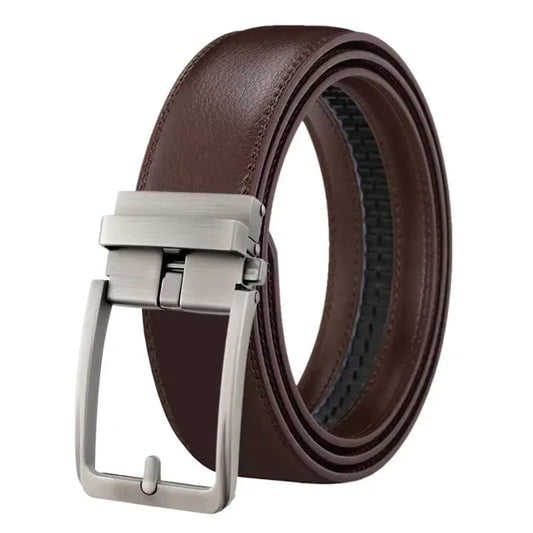 Gaitcraft - Ceinture pour Homme en Cuir Véritable Ajustable - Marron
