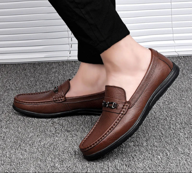 Gaitcraft - Bellezza Chaussures élégantes en cuir véritable – Marron