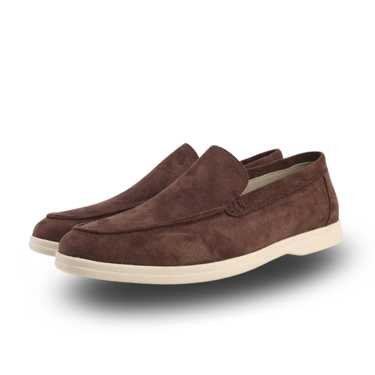 Gaitcraft - Mocassin en daim - Marron Chocolat