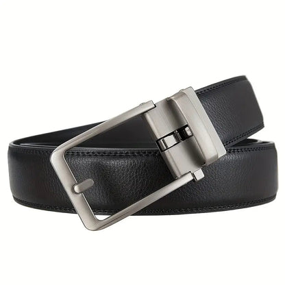 Gaitcarft - Ceinture pour homme en cuir véritable – Noire