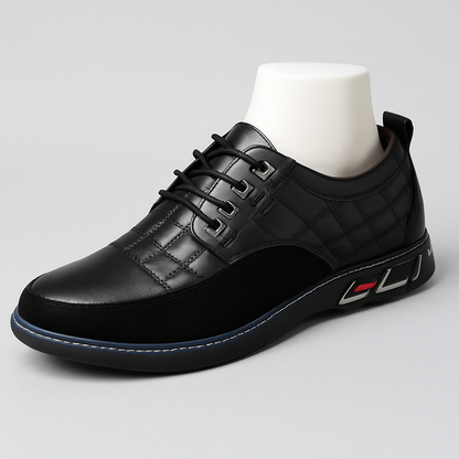 Gaitcraft - Oxford Derby No-Stripe Chaussures en cuir – Noir