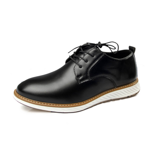 Gaitcraft – Grandeur Dress Chaussures habillées en cuir véritable – Noir