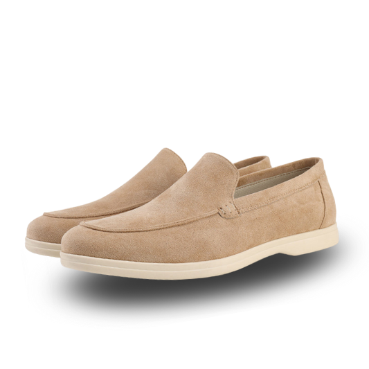 Gaitcraft – Chaussures en daim véritable – Marron clair