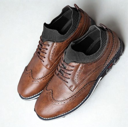 Gaitcraft - Oxford Classic chaussures en cuir - Marron