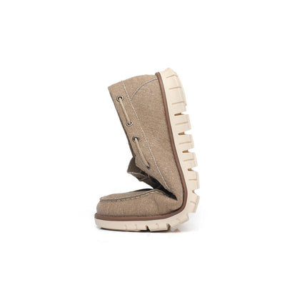 Gaitcraft - Mocassins en cuir véritable – Kaki