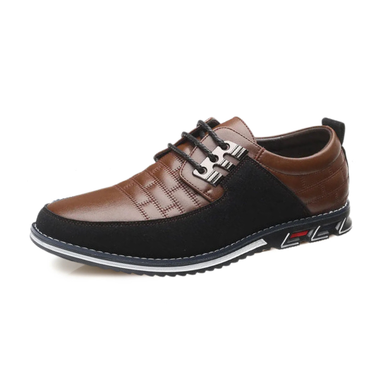 Gaitcraft - Oxford Derby Stripe Chaussures en cuir - Marron