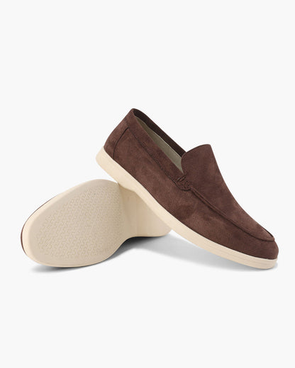 Gaitcraft - Mocassin en daim - Marron Chocolat