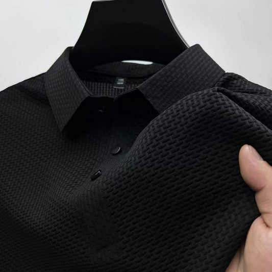 Gaitcraft - Bracciano Pull-over Premium à Pol Roulé - Noir