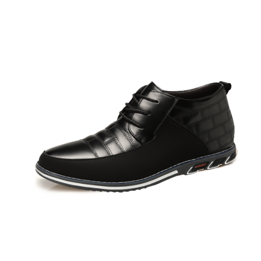 Gaitcraft - Oxford Derby baskets montantes en cuir véritable - Noir